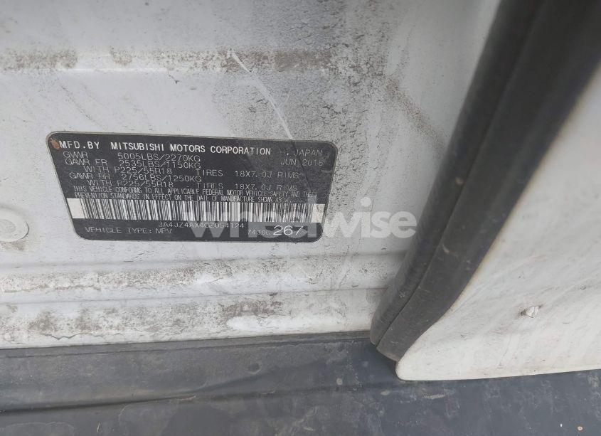 Photo 9 of 2016 Mitsubishi Outlander GT (VIN JA4JZ4AX4GZ054124)