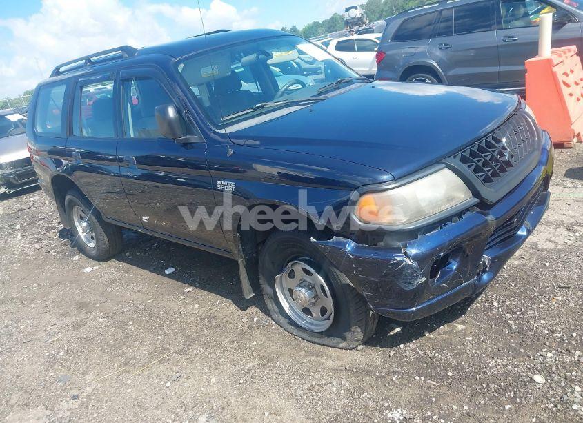 2003 Mitsubishi Montero SPORT ES/LS (VIN JA4MT21HX3J042791) main photo