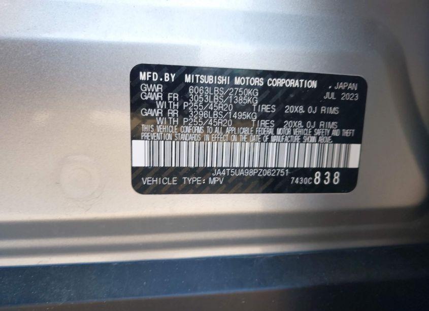 Photo 9 of 2023 Mitsubishi Outlander PHEV (VIN JA4T5UA98PZ062751)