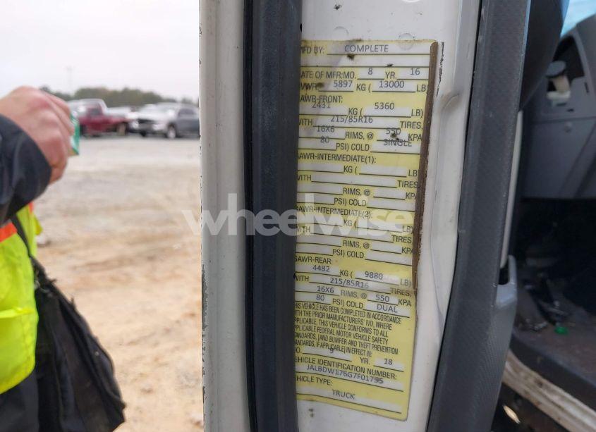 Photo 8 of 2016 Chevrolet 3500hd LCF DIESEL (VIN JALBDW176G7F01795)