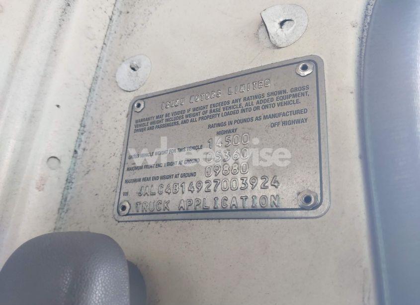 Photo 8 of 2002 Isuzu Npr N/A (VIN JALC4B14927003924)