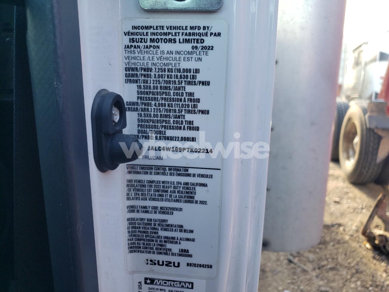 Photo 12 of 2023 ISUZU NPR HD BOX TRUCK (VIN JALC4W169P7K02214)