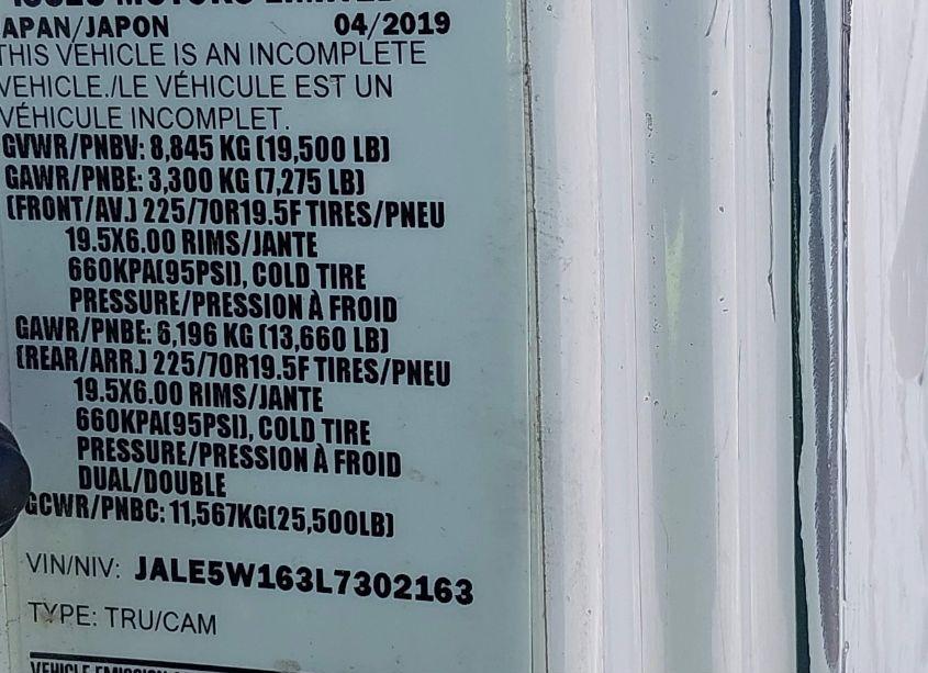 Photo 8 of 2020 Isuzu Nrr N/A (VIN JALE5W163L7302163)