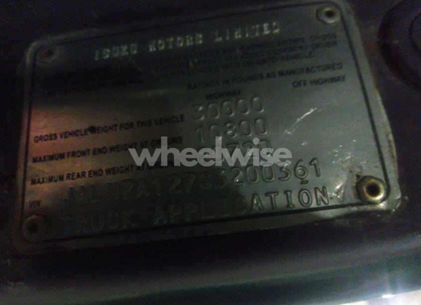 Photo 8 of 1995 Isuzu Ftr / FVR (VIN JALM7A127S3200361)