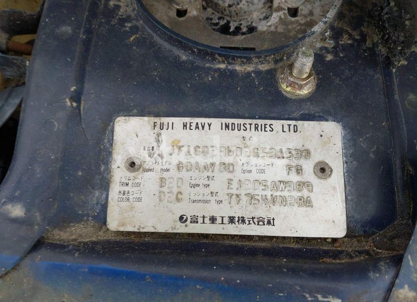 Photo 9 of 2002 Subaru Impreza WRX (VIN JF1GD29602G531530)