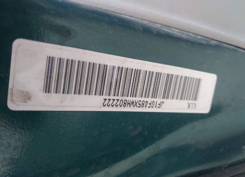 Photo 9 of 1998 Subaru Impreza OUTBACK SPORT (VIN JF1GF485XWH802222)