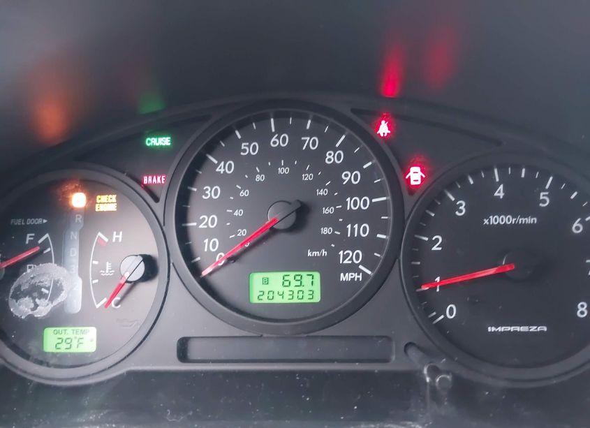 Photo 7 of 2006 Subaru Impreza 2.5I (VIN JF1GG67646H817592)