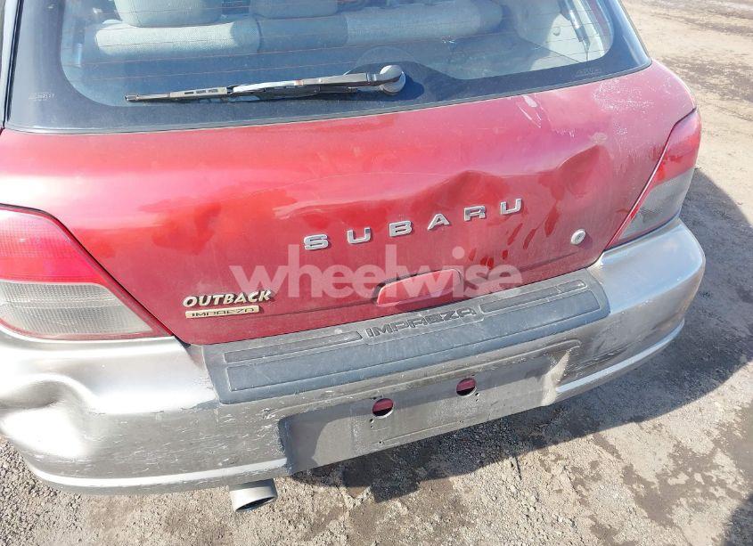 Photo 13 of 2002 Subaru Impreza OUTBACK SPORT (VIN JF1GG68522H822483)