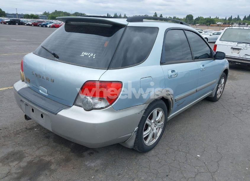 Photo 4 of 2005 Subaru Impreza OUTBACK SPORT BASE W/SPECIAL EDITION (VIN JF1GG68565G806877)