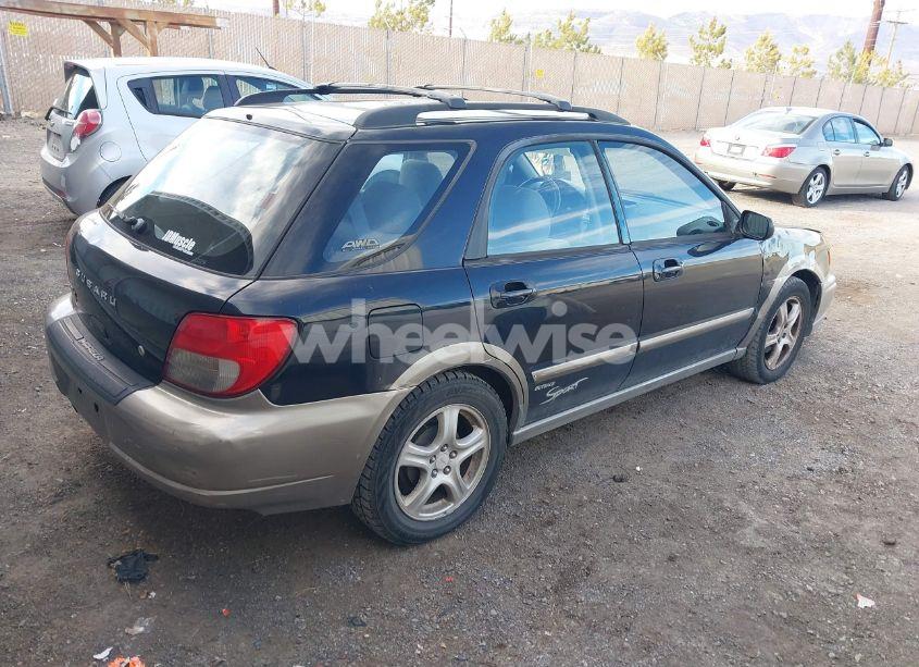 Photo 4 of 2002 Subaru Impreza OUTBACK SPORT (VIN JF1GG685X2H817449)