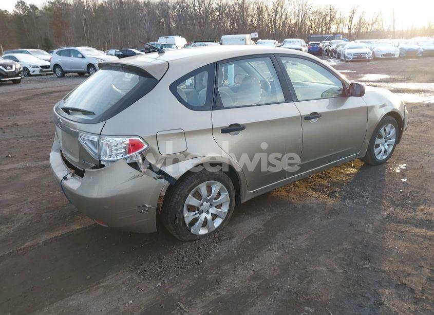 Photo 4 of 2008 Subaru Impreza 2.5I (VIN JF1GH61648G830907)