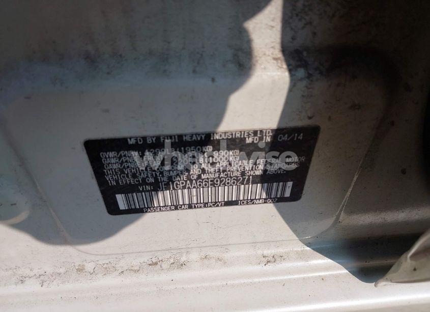 Photo 9 of 2014 Subaru Impreza 2.0I (VIN JF1GPAA66E9286271)
