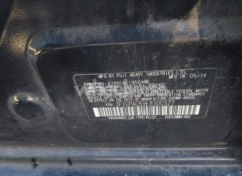 Photo 9 of 2014 Subaru Impreza 2.0I PREMIUM (VIN JF1GPAC69E8300327)
