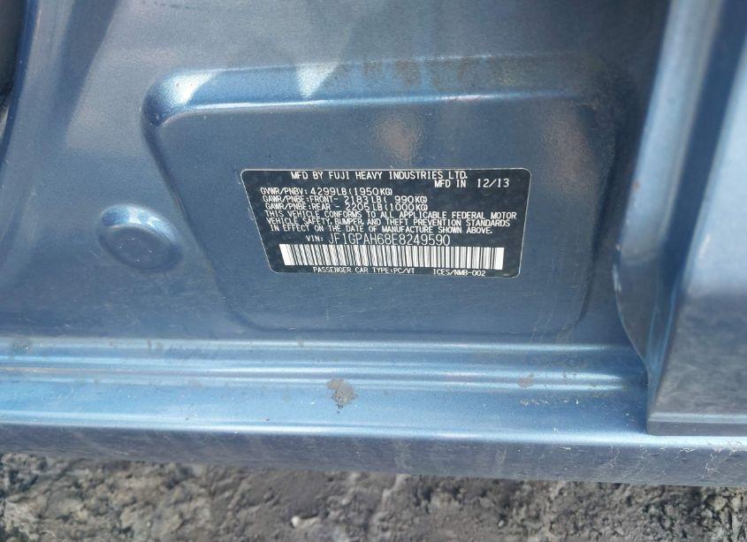 Photo 9 of 2014 Subaru Impreza 2.0I LIMITED (VIN JF1GPAH68E8249590)