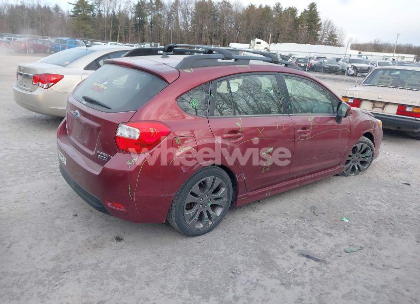 Photo 4 of 2014 Subaru Impreza 2.0I SPORT PREMIUM (VIN JF1GPAL60E8276001)