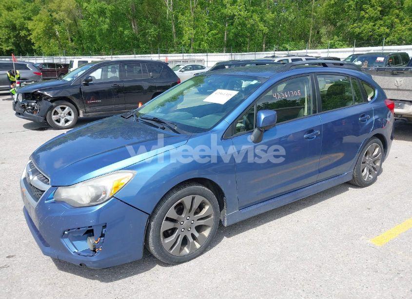 Photo 2 of 2014 Subaru Impreza 2.0I SPORT LIMITED (VIN JF1GPAR6XEH277762)