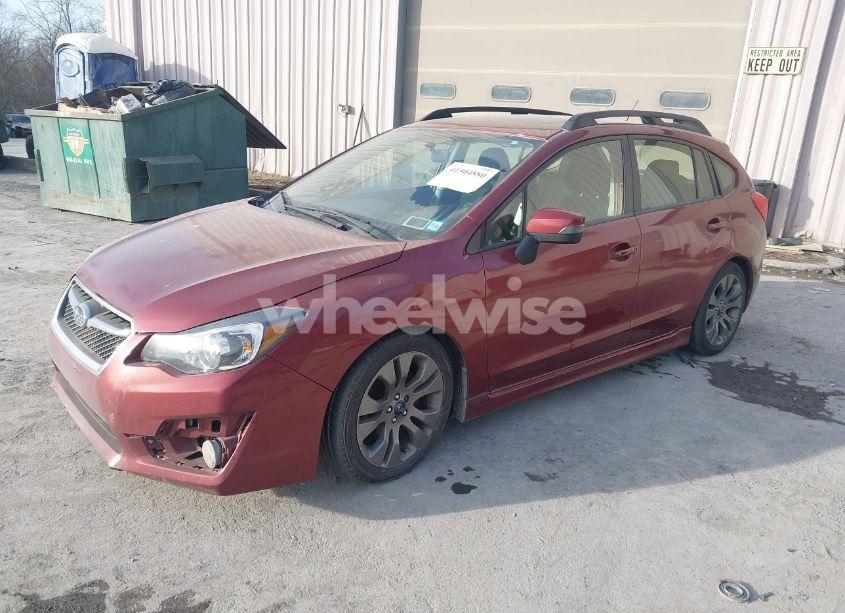 Photo 2 of 2015 Subaru Impreza 2.0I SPORT PREMIUM (VIN JF1GPAU68F8208951)