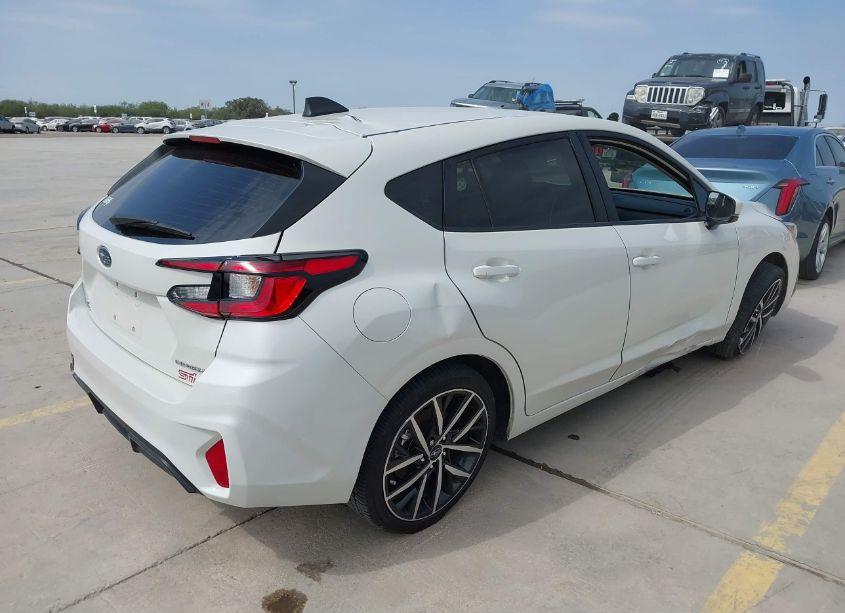 Photo 4 of 2024 Subaru Impreza SPORT 5-DOOR (VIN JF1GUAFC5R8225089)