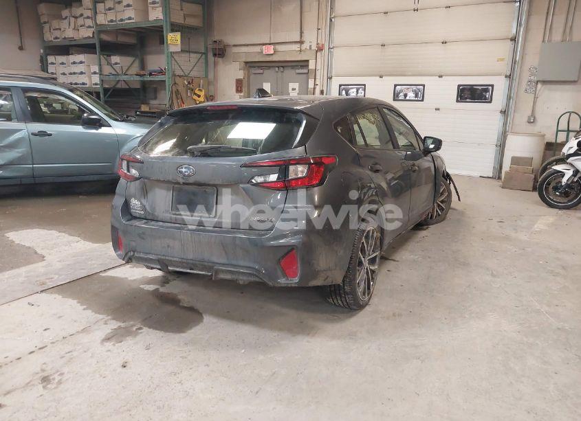 Photo 4 of 2024 Subaru Impreza SPORT 5-DOOR (VIN JF1GUAFC8R8273671)