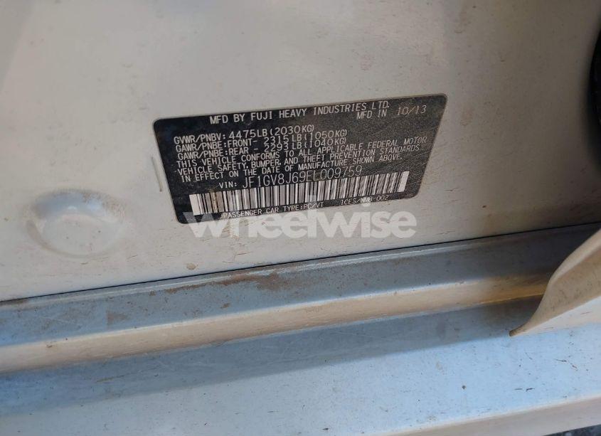 Photo 9 of 2014 Subaru Impreza WRX STI LIMITED (VIN JF1GV8J69EL009759)