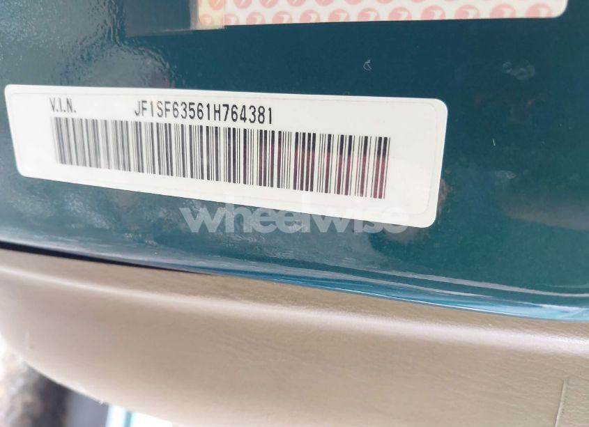 Photo 9 of 2001 Subaru Forester L (VIN JF1SF63561H764381)