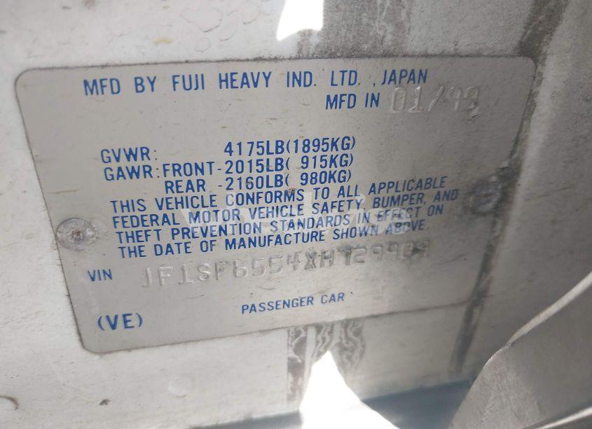 Photo 9 of 1999 Subaru Forester S (VIN JF1SF6554XH729909)