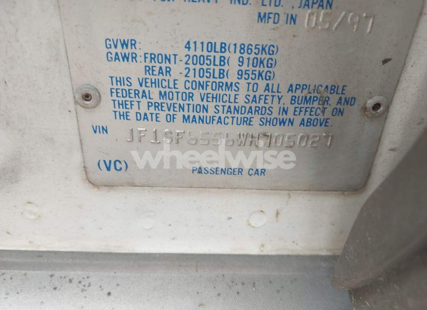 Photo 9 of 1998 Subaru Forester S (VIN JF1SF6556WH705027)