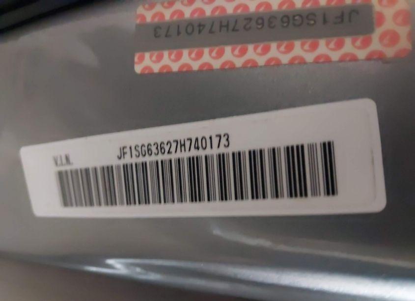 Photo 9 of 2007 Subaru Forester 2.5X (VIN JF1SG63627H740173)