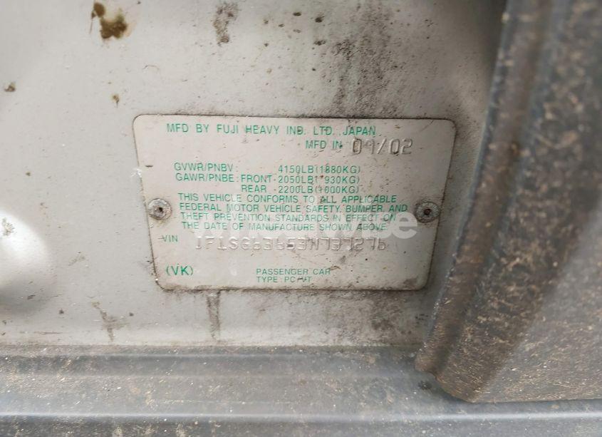 Photo 9 of 2003 Subaru Forester X (VIN JF1SG63653H737276)