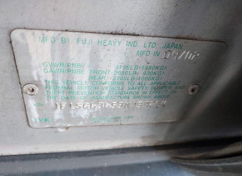 Photo 9 of 2003 Subaru Forester X (VIN JF1SG63653H739254)