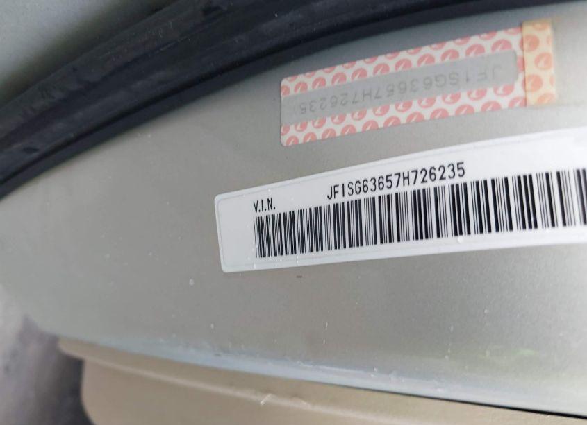 Photo 9 of 2007 Subaru Forester 2.5X (VIN JF1SG63657H726235)