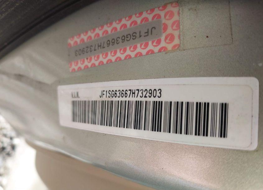 Photo 9 of 2007 Subaru Forester 2.5X (VIN JF1SG63667H732903)