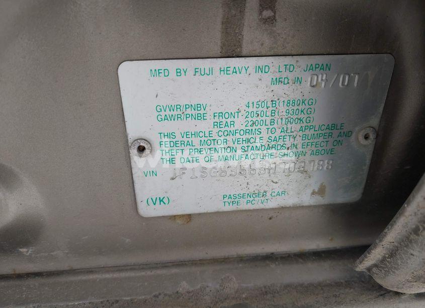 Photo 9 of 2008 Subaru Forester 2.5X (VIN JF1SG63668H703788)