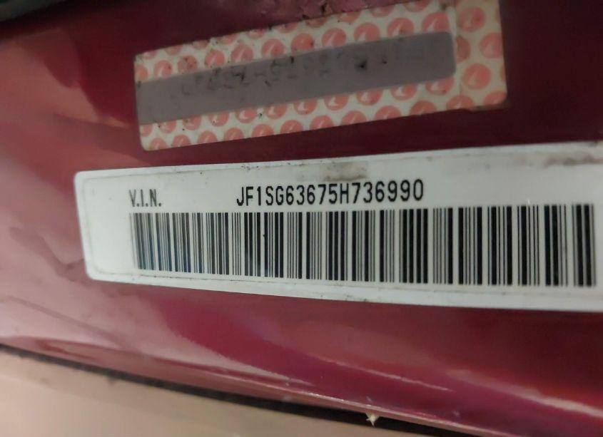 Photo 9 of 2005 Subaru Forester 2.5X (VIN JF1SG63675H736990)