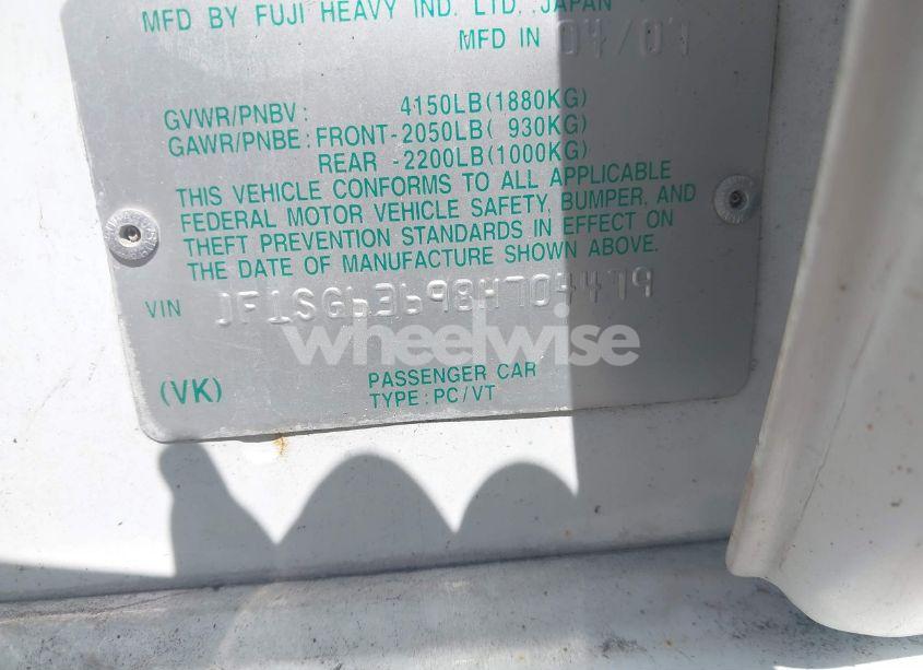 Photo 9 of 2008 Subaru Forester 2.5X (VIN JF1SG63698H704479)