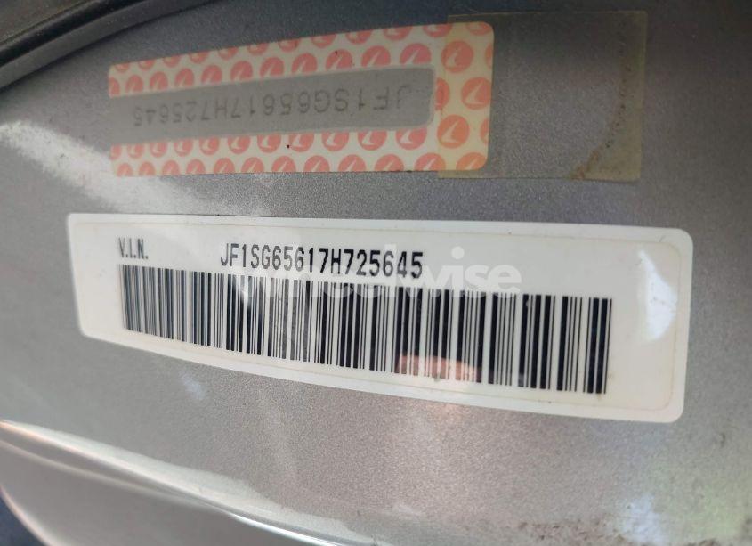 Photo 9 of 2007 Subaru Forester 2.5X (VIN JF1SG65617H725645)