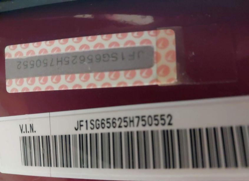 Photo 9 of 2005 Subaru Forester 2.5XS (VIN JF1SG65625H750552)