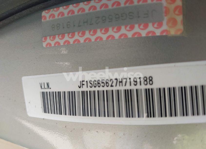 Photo 9 of 2007 Subaru Forester 2.5X (VIN JF1SG65627H719188)