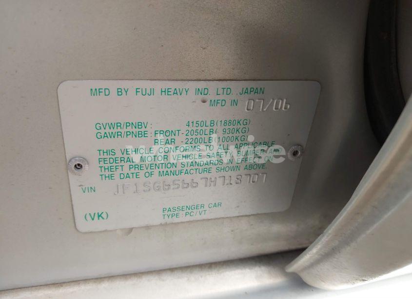 Photo 9 of 2007 Subaru Forester 2.5X (VIN JF1SG65667H718707)