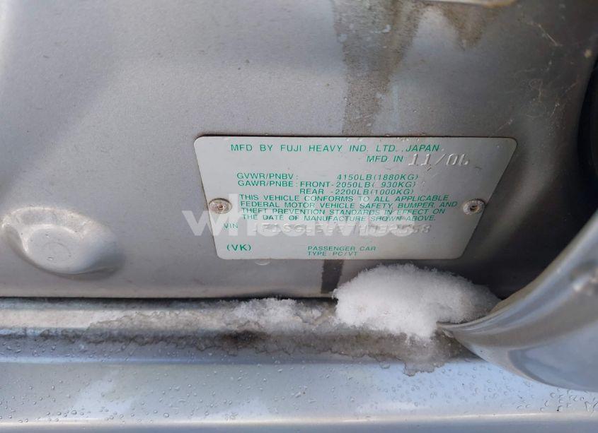 Photo 9 of 2007 Subaru Forester 2.5X (VIN JF1SG65687H732558)