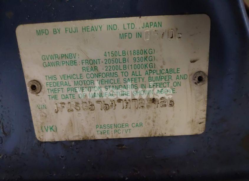 Photo 9 of 2007 Subaru Forester 2.5X L.L. BEAN EDITION (VIN JF1SG67647H725426)