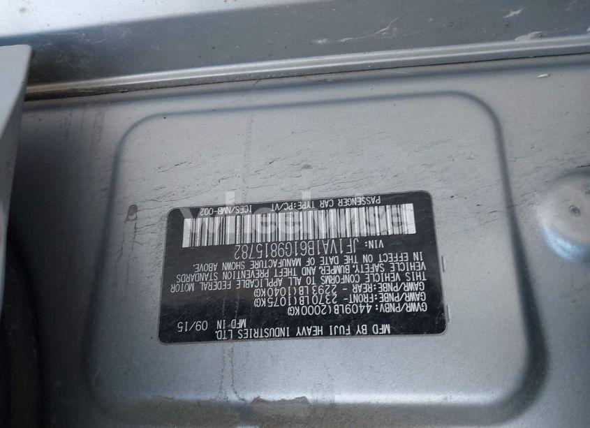 Photo 9 of 2016 Subaru Wrx (VIN JF1VA1B61G9815782)