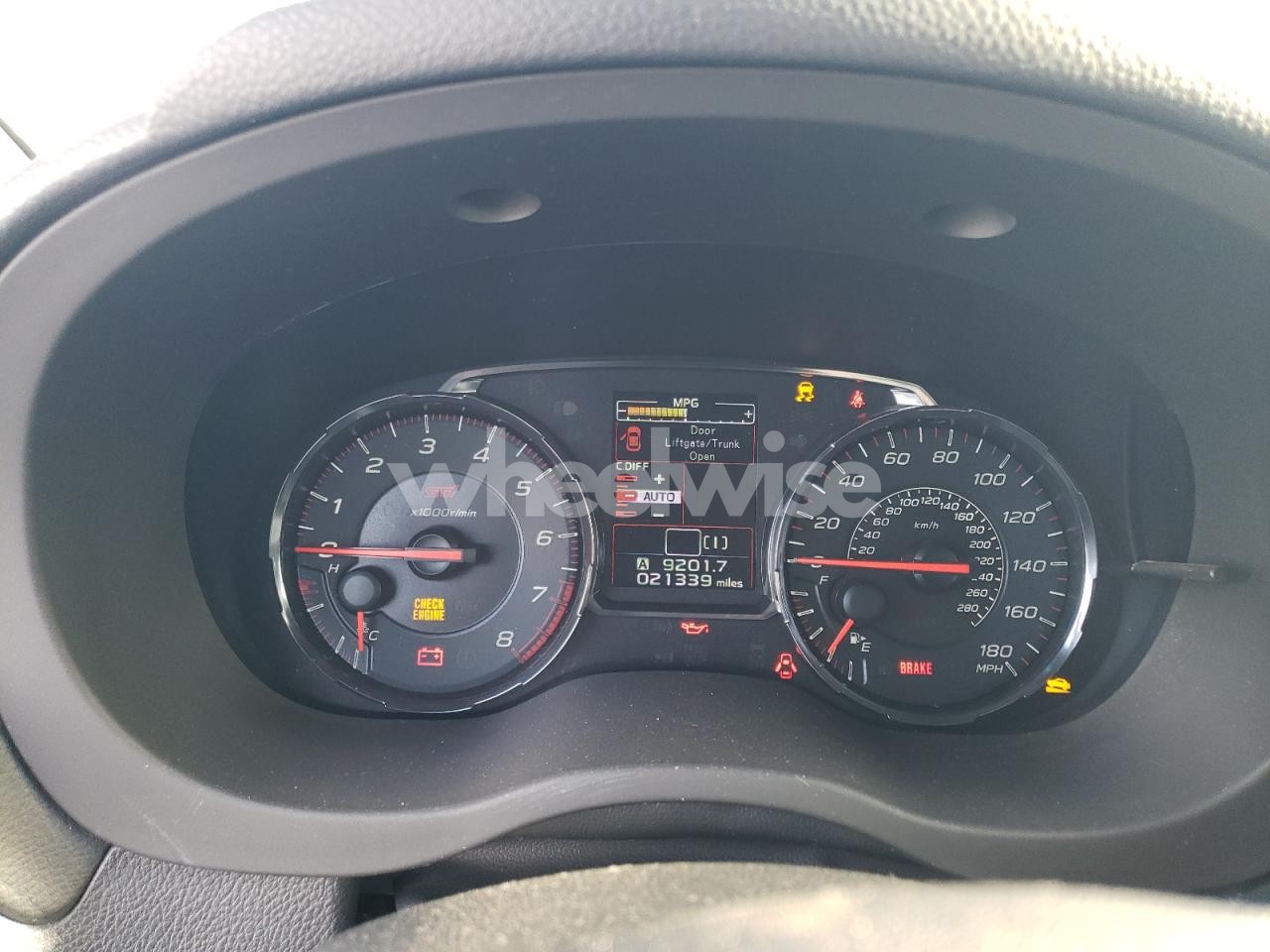 Photo 9 of 2021 SUBARU WRX STI LIMITED (VIN JF1VA2W60M9812593)