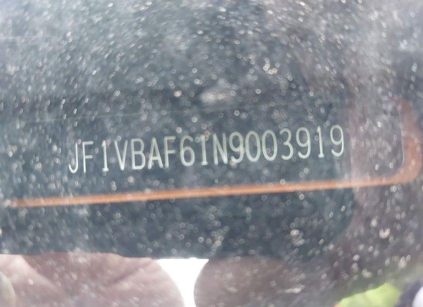 Photo 9 of 2022 Subaru Wrx PREMIUM (VIN JF1VBAF61N9003919)