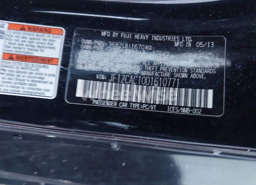 Photo 9 of 2013 Subaru Brz LIMITED (VIN JF1ZCAC10D1610771)