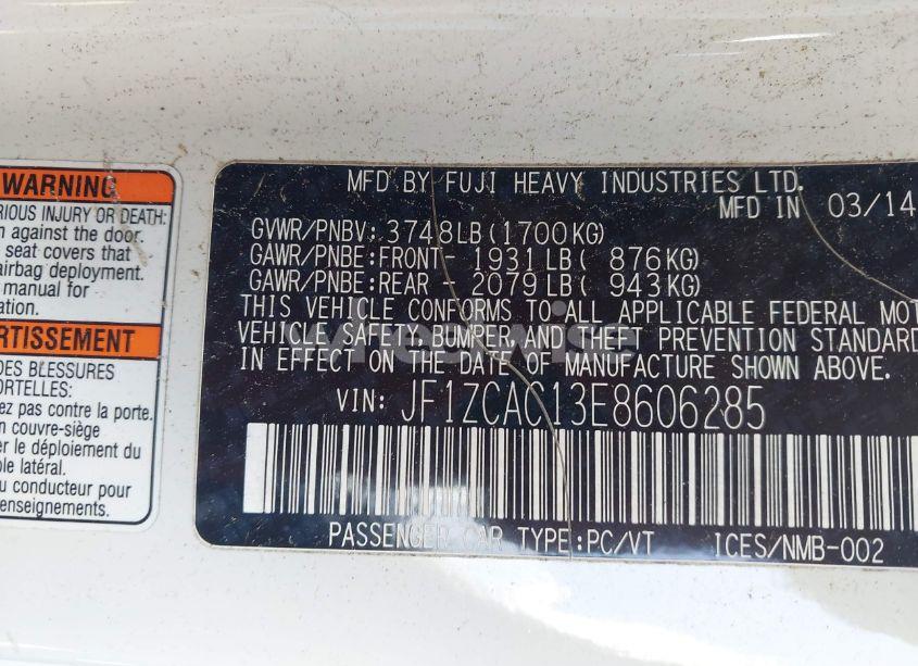 Photo 9 of 2014 Subaru Brz LIMITED (VIN JF1ZCAC13E8606285)