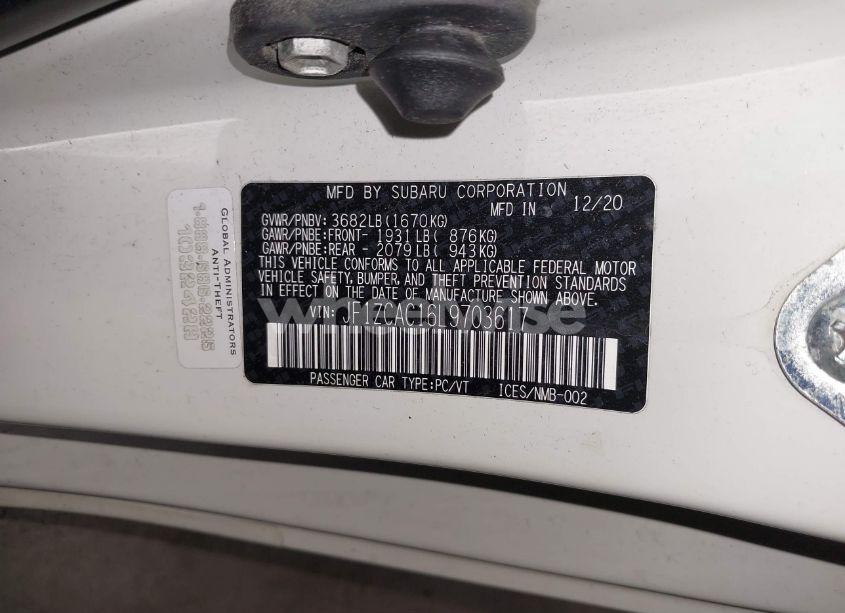 Photo 9 of 2020 Subaru Brz LIMITED (VIN JF1ZCAC16L9703617)