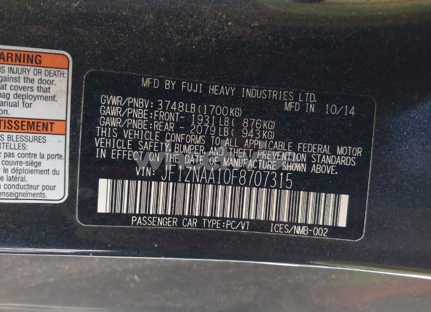 Photo 9 of 2015 Scion Fr-s (VIN JF1ZNAA10F8707315)