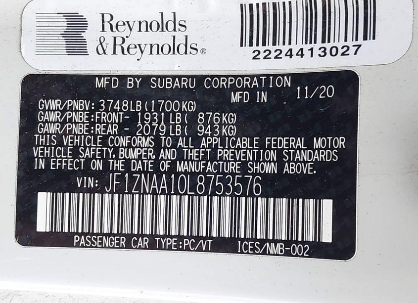 Photo 9 of 2020 Toyota 86 (VIN JF1ZNAA10L8753576)