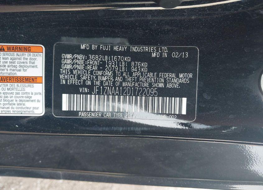 Photo 9 of 2013 Scion Fr-s (VIN JF1ZNAA12D1722095)